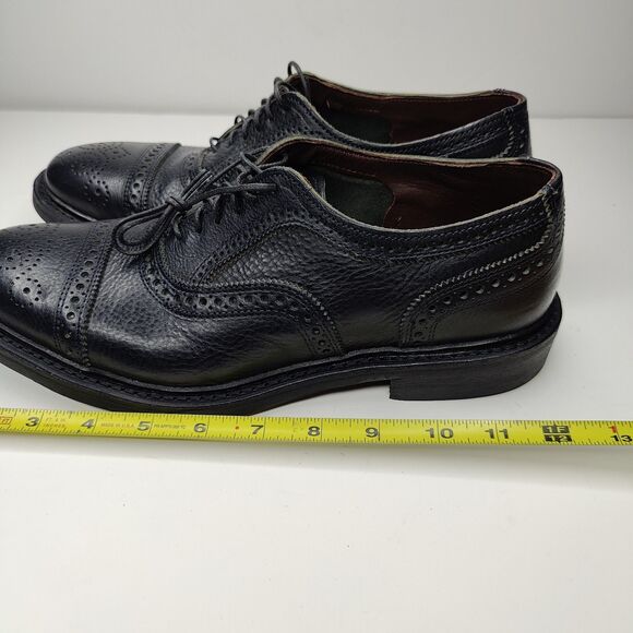 Allen Edmonds "Strandmok" Mens Cap-Toe Oxfords 9 D Black USA 5550 - Picture 12 of 12